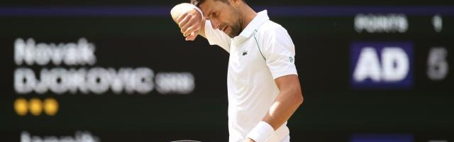 kaiyun-死里逃生！德约五盘逆转辛纳 温网半决赛对东道主